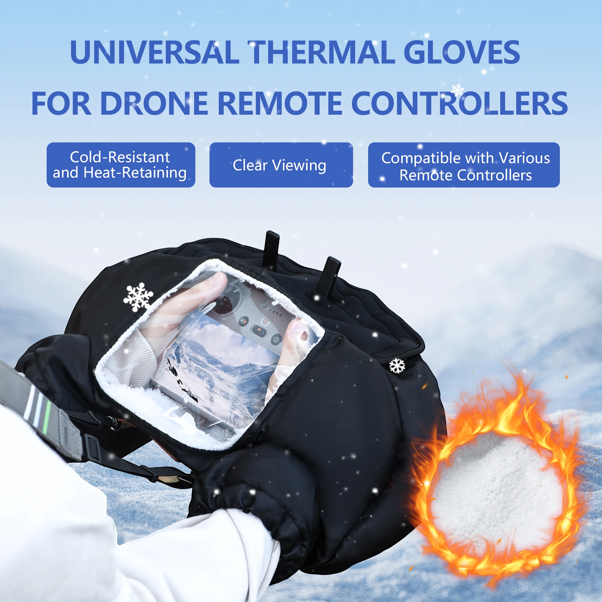 Drone Dji Rc Pro - Winter warme handschoenen drone vlucht koude
