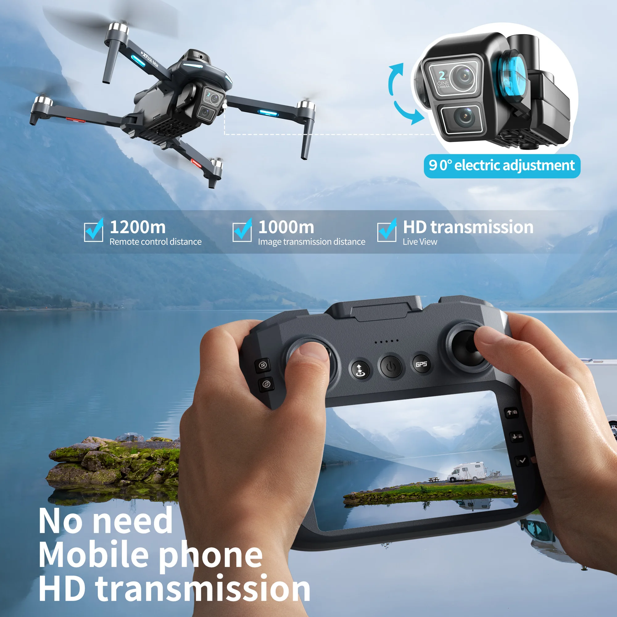 Originele XT606 Drone Professi - Drone Ae Rc recensie en prijs