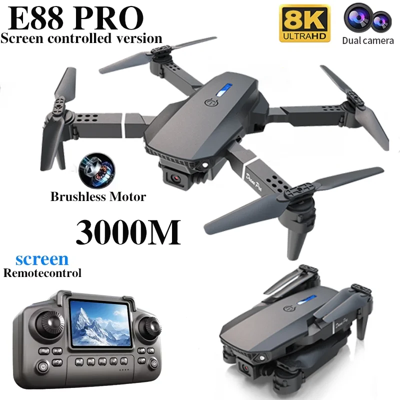Professionele E88 PRO Drone me - Drone E88 Rc Quadcopter recensie en prijs