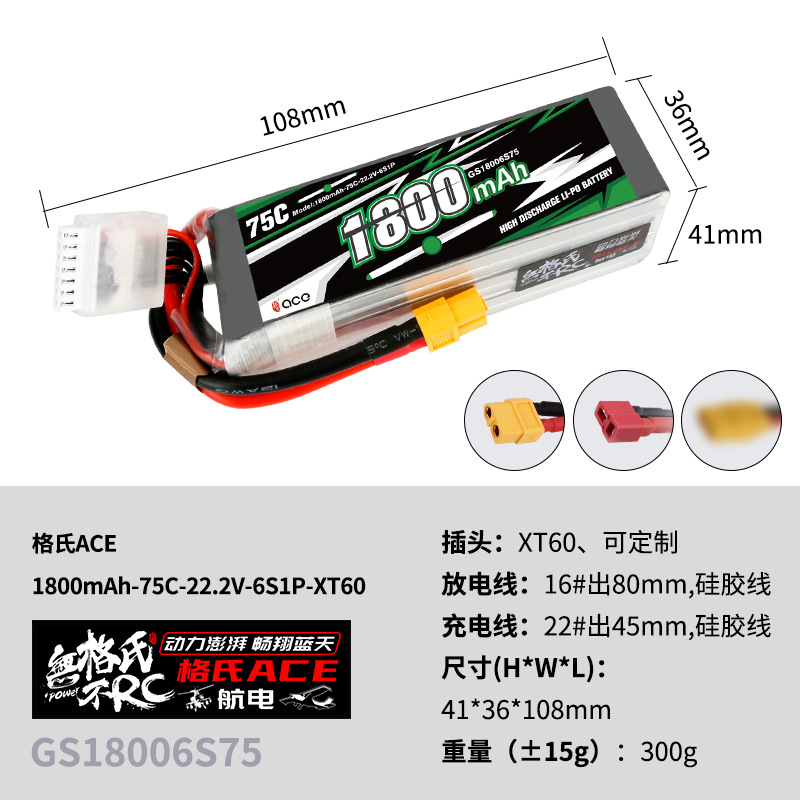 2 stuks Gens ACE 22.2V Lipo Ba - Drone Rc Leading recensie en prijs