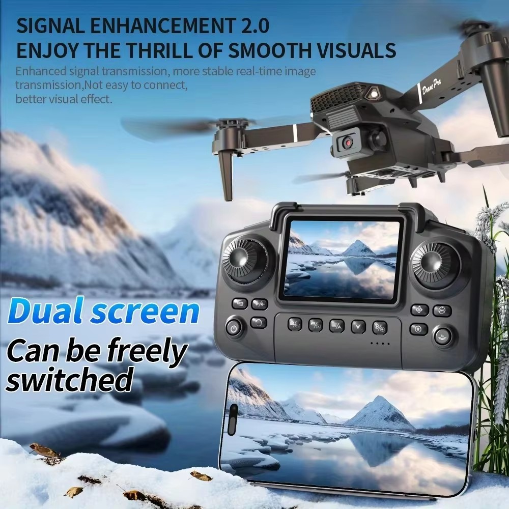 2026 Nieuwe E88 Drone 4K Dubbe - Drone E88 Rc Quadcopter recensie en prijs
