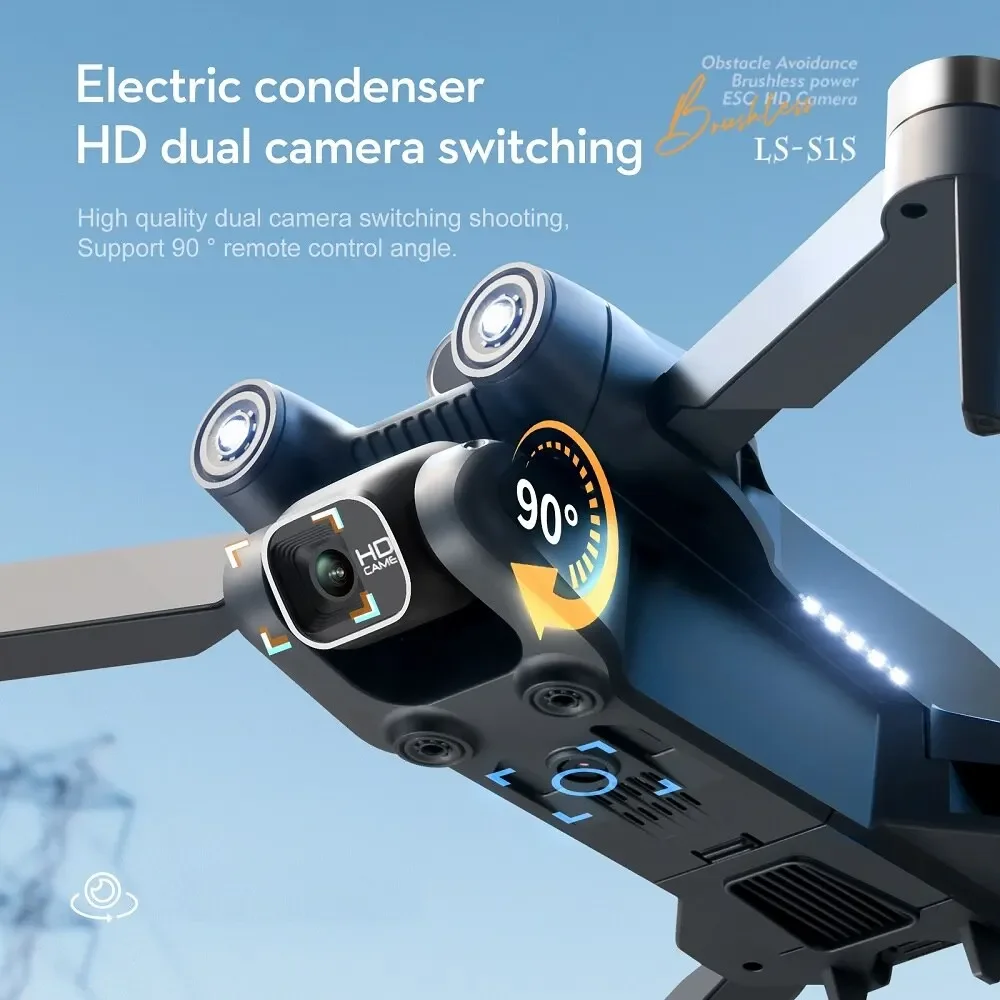 S1S Borstelloze Drone 4k Profe - Drone S1S Rc Quadcopter recensie en prijs